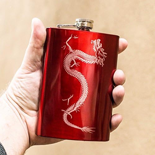 8oz אדום דרקון סיני בקבוק L1