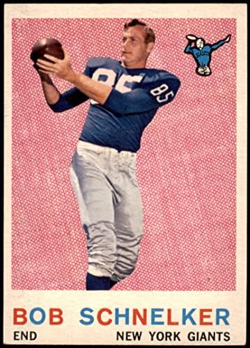 1959 Topps 128 בוב שנקר ניו יורק ג'יינטס-FB כרטיסי דיקן 5-Ex Giants-Fb