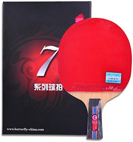 מחבט Sshhi Ping Pong, צלחת תחתית פחמן, מתאימה לספורטאים בכירים, שימוש באימונים יומיים, אופנה/כפי שמוצג/ידית קצרה