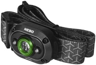Nebo Mycro USB נטענת, פנס LED מתכוונן ואור כובע, אור נקודה בהירה לקמפינג, טיולים רגליים, ריפוי, דיג עם רצועת ראש מתכווננת וקליפ כובע, IPX4 עמיד במים