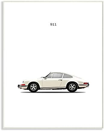 אוסף סטופל הום ד ' דסקור לבן מודגש 911 אמנות ממוסגרת לרכב לבן, תוצרת גאה בארצות הברית-רב צבעים 11 על 14