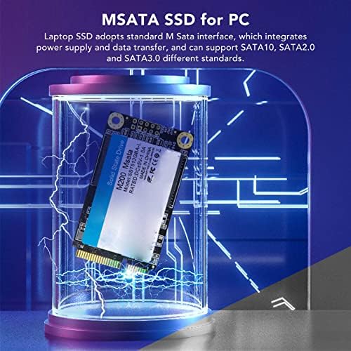 Vingvo Msata SSD, SATA 3.0 SSD ממוצע אלגוריתם מהיר 500 מ 'קריאה שולחן עבודה מהירות