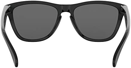 אוקלי 24-306 משקפי שמש של פרוגסקינס שחור מלוטש עם אפור קריסטל 24 306 55 ממ אותנטי