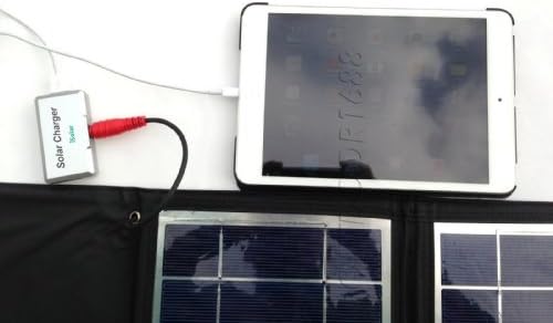 12 וואט לוח סולארי מתקפל נייד עם בקר מטען W/ USB;