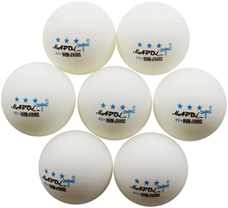 MAPOL 200 כדורי טניס שולחן ספירה, כדור אימונים מתקדם 3 כוכבים, כדורי פינג פינג בתפזורת לספורט מקורה וחיצוני