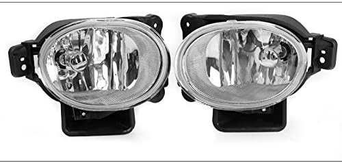 Zmautoparts עבור Acura tl פגוש נהיגה אורות ערפל מנורות jdm כרום ברור עם נורה סט חדש