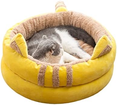 חצי סגור חתול מיטת סופגנייה כלב מיטת מחצלת כרית מיטת צבע 2 בית עבור כלב חתול מחמד אספקת בית תפאורה