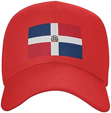 דגל GHBC של הרפובליקה הדומיניקנית מבוגרים כובע בייסבול נשים בייסבול כובע סנאפבק של גברים מתכווננים